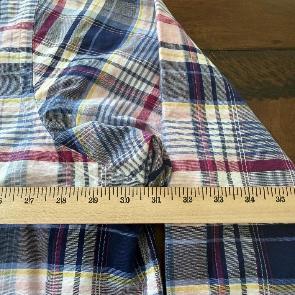 Polo Ralph Lauren Shirt Mens 3XB Multicolor Plaid Long Sleeve Button Down Casual